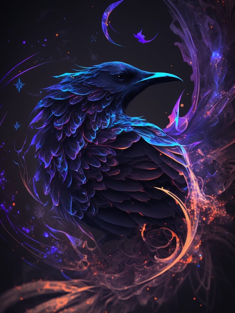 Magical Raven Neon