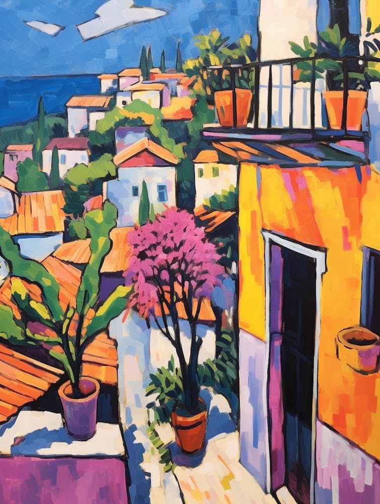 Izmir Turkey 4 Fauvist Painting