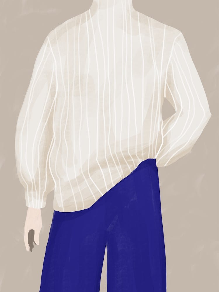 Beiger Pullover