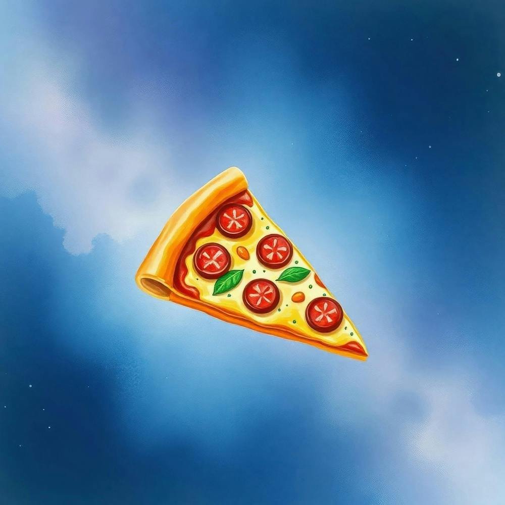 Pizza Slice In The Sky