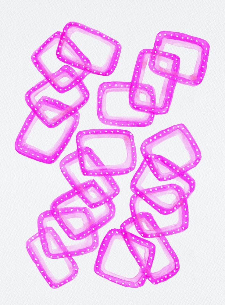 Pink Rectangle Chain 1