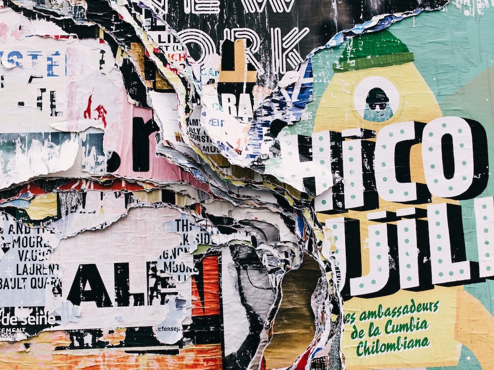 Ripped Art Posters Street Art Reykjavík