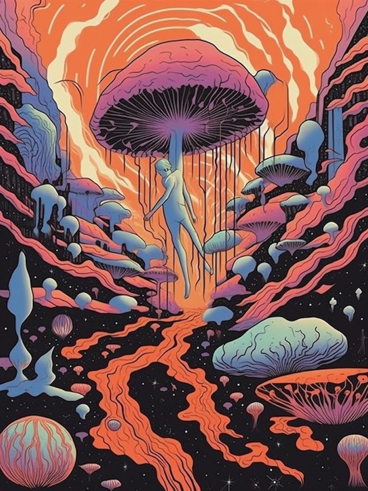 Psychedellic Mushroom  2