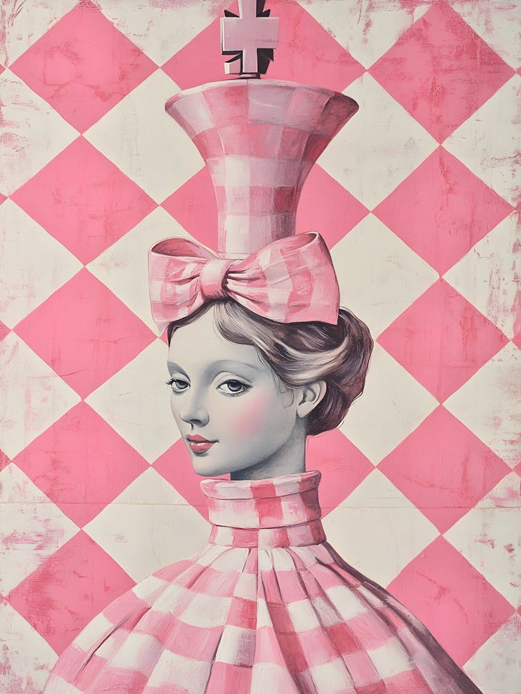 Pink Checkered Dress