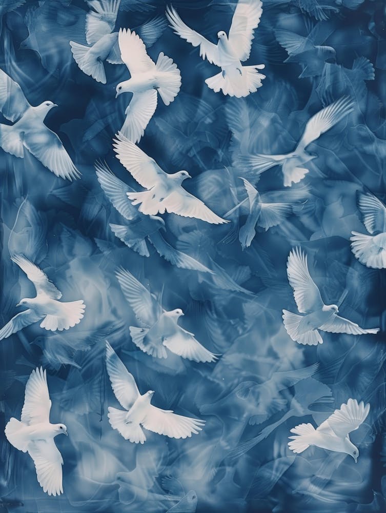 Doves In Flight 5