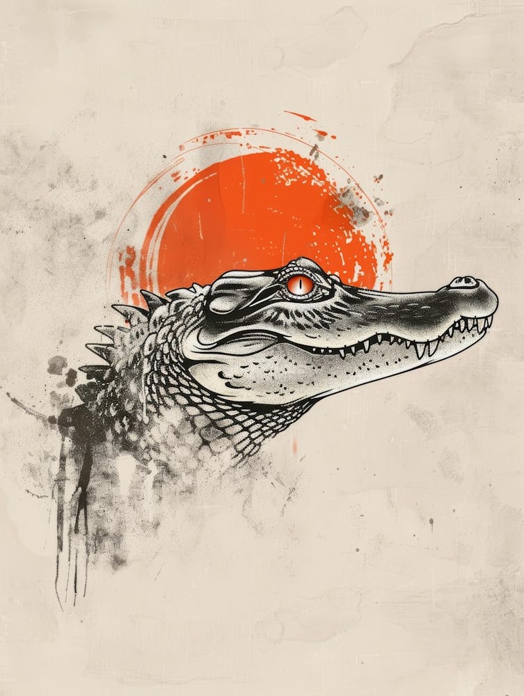 Alligator Head 8