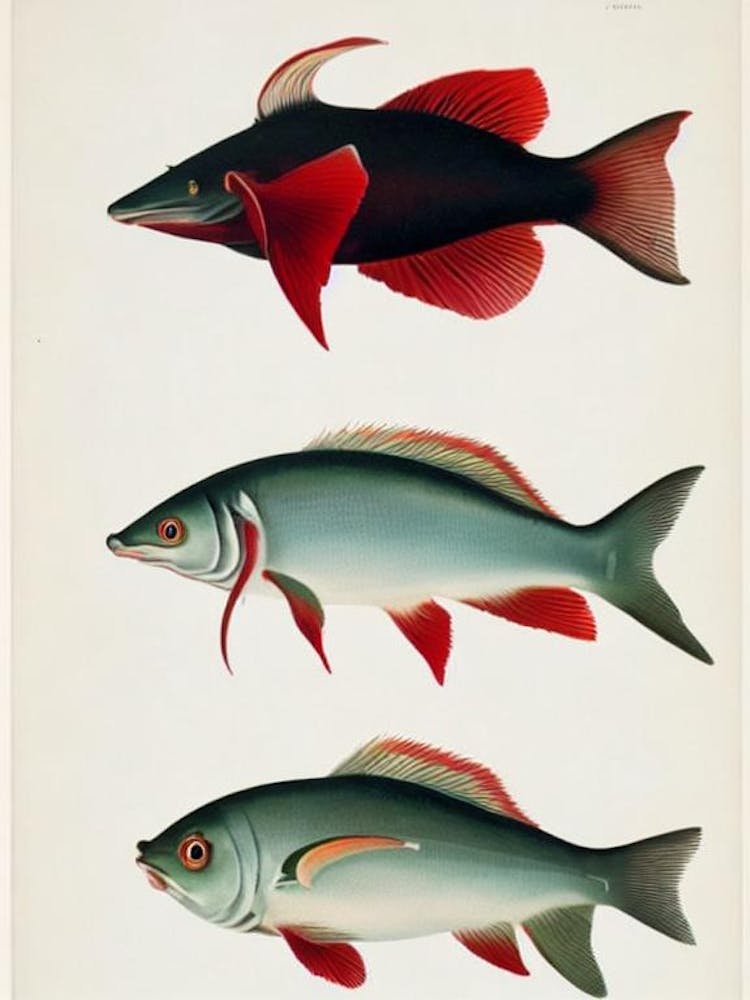 Vampire Squid Vintage Poster