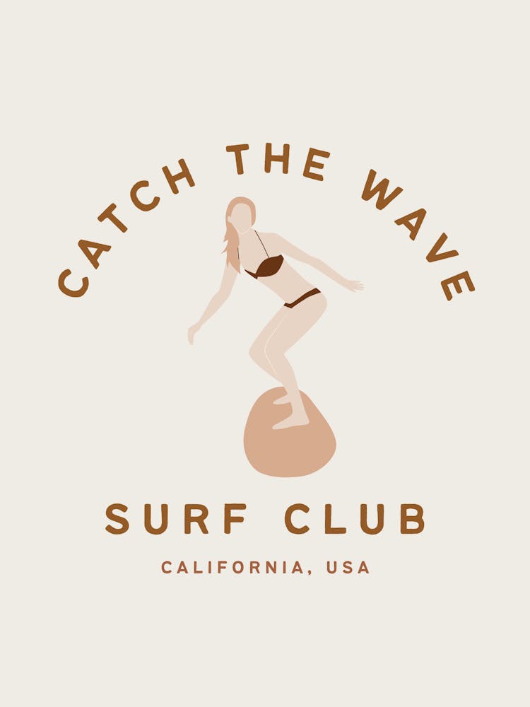Catch The Wave | Surf Club Beachy Tropical Coastal
