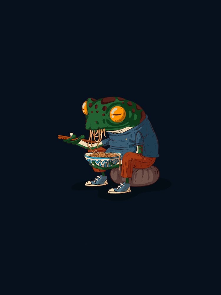 Frederick The Frog & Ramen