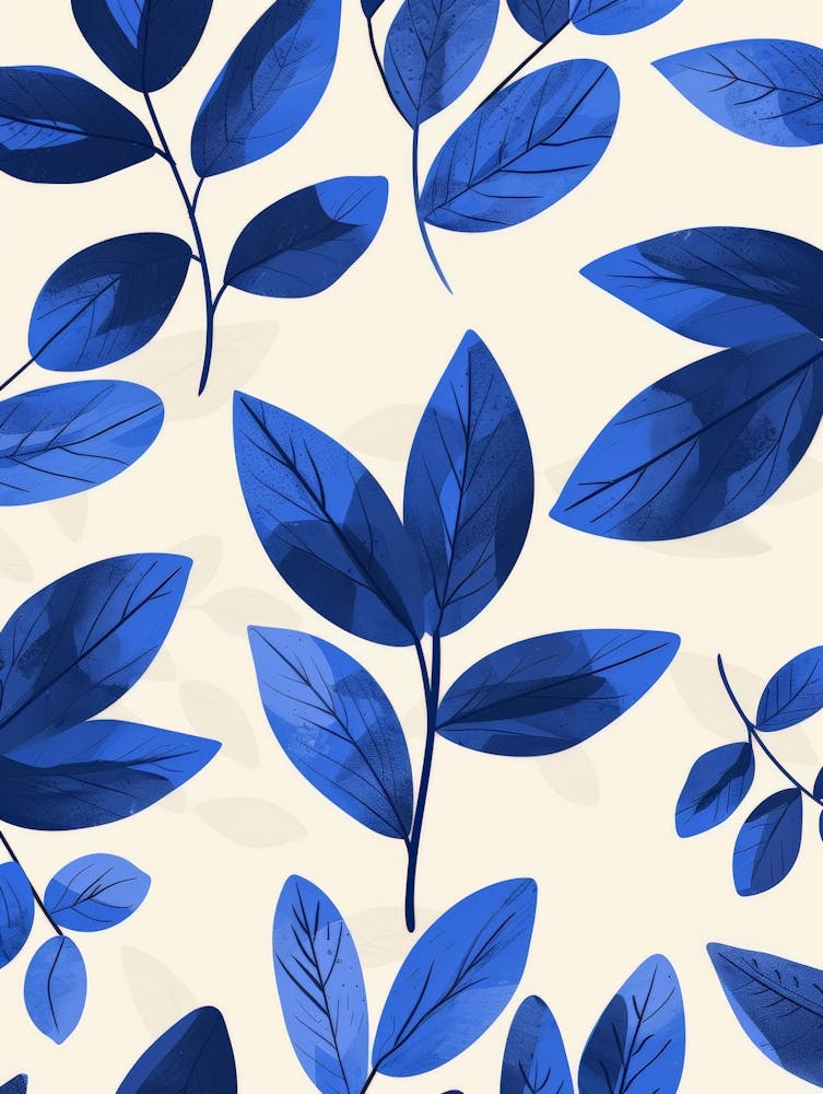 Feuilles bleues 29