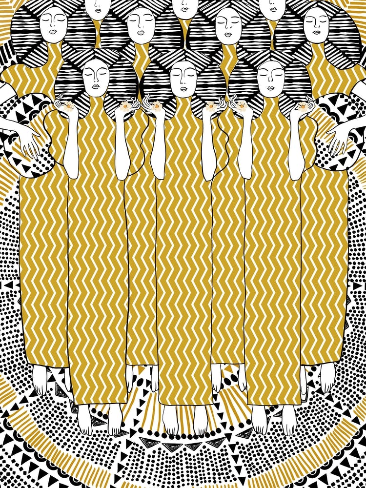 Reimagined Choir Of Angels by Klimt