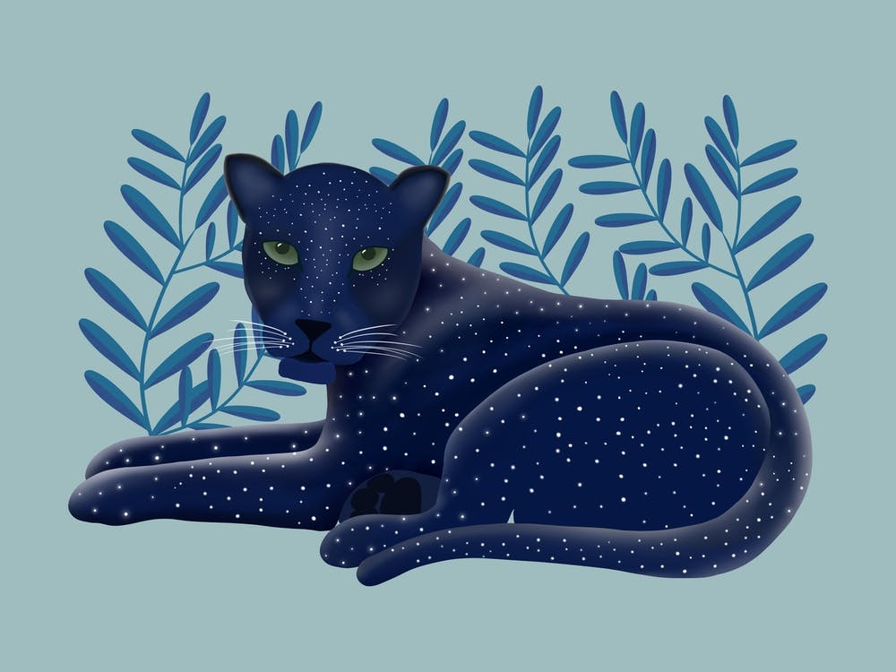 Starry Astral Leopard