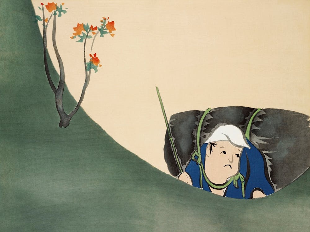 Samurai From Momoyogusa –Flowers Of A Hundred Generations (1911), Kamisaka Sekka