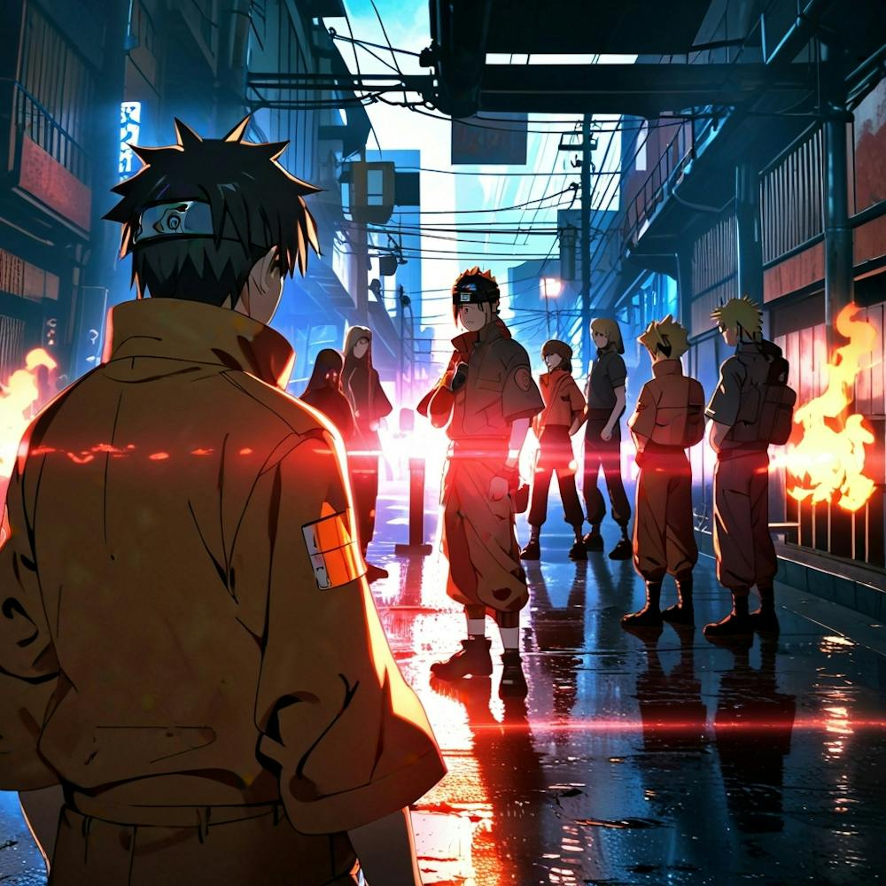 Anime Street Scene