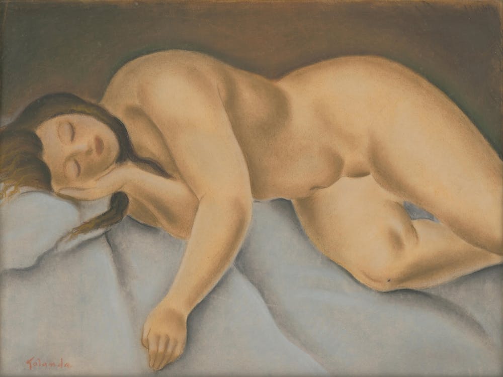 Reclining Female Nude, Mikuláš Galanda