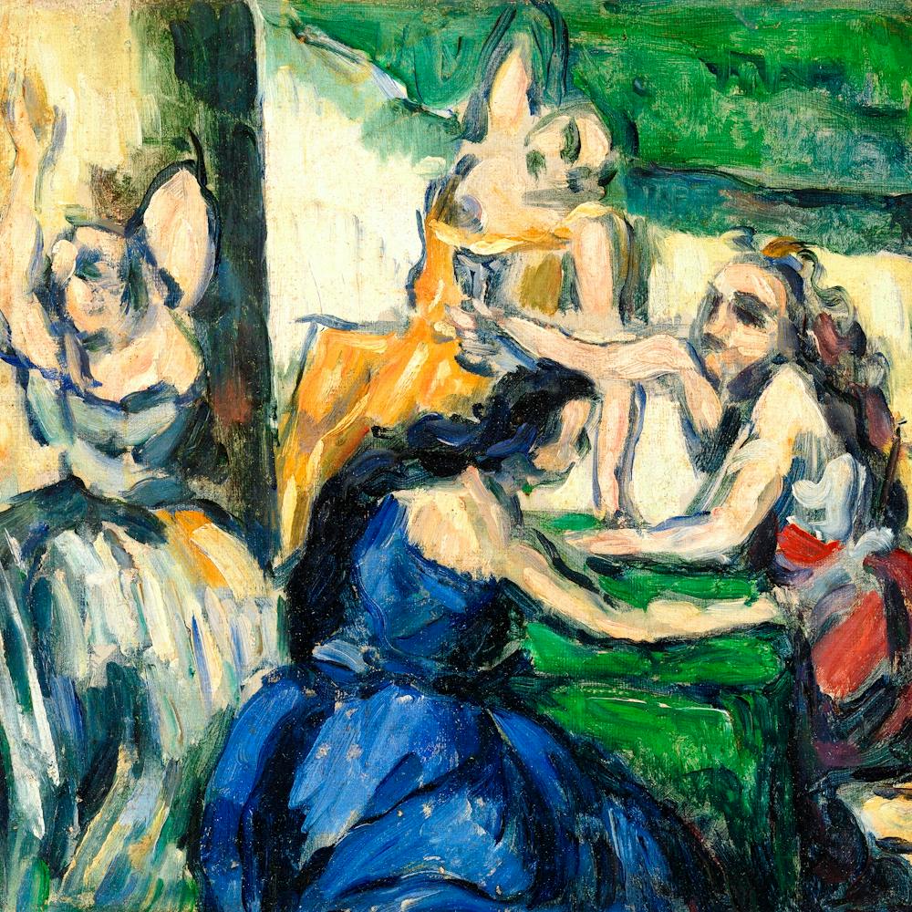 Paul Cezanne The Courtesans (Les Courtisanes)