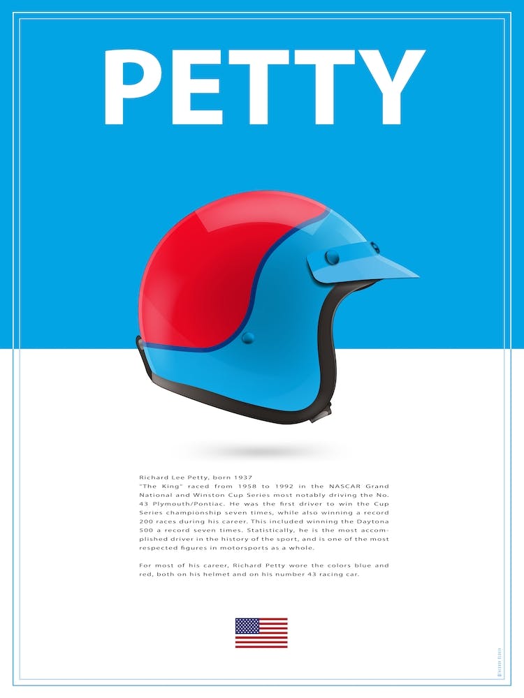 Richard Petty Helmet