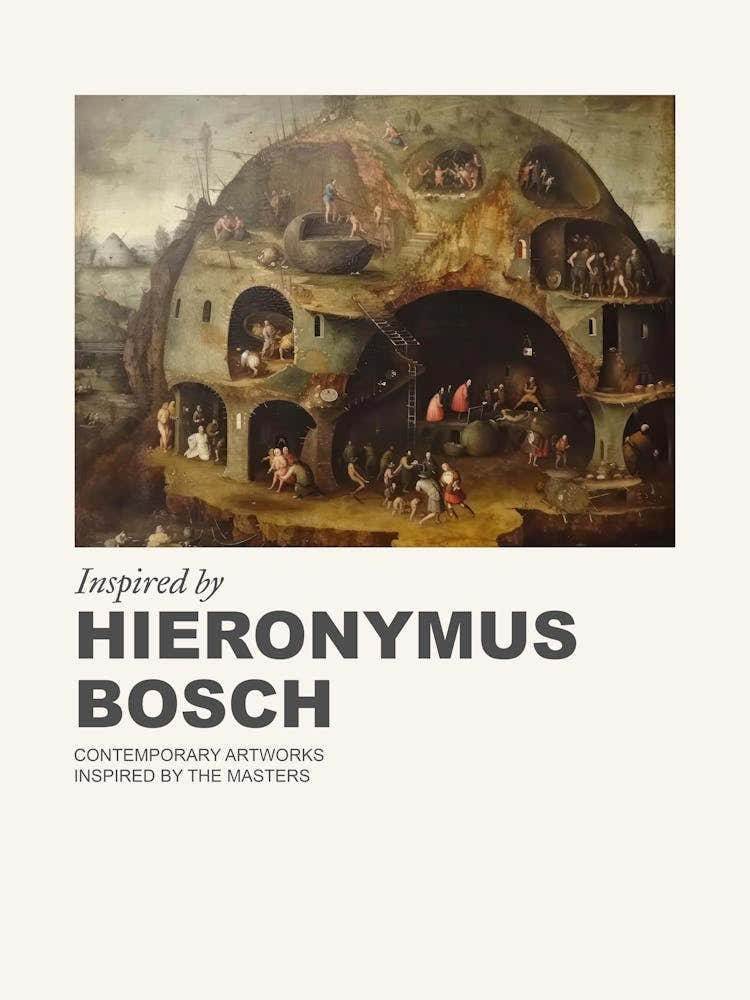 Museum Poster Inspired By Hieronymus Bosch 4