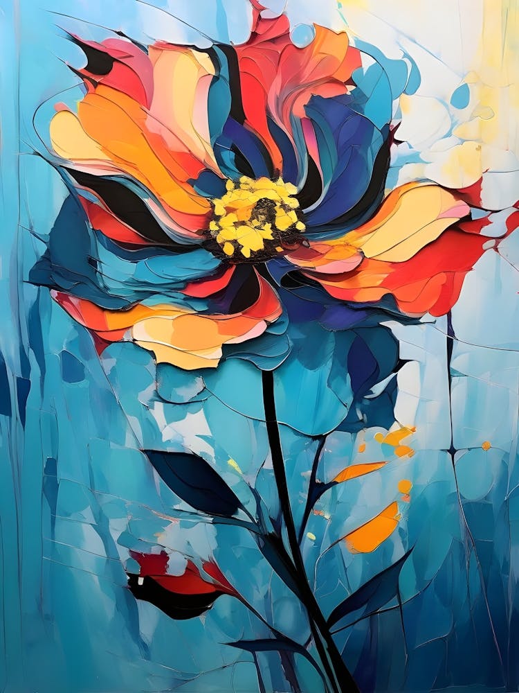 Abstract Flower Painting 27