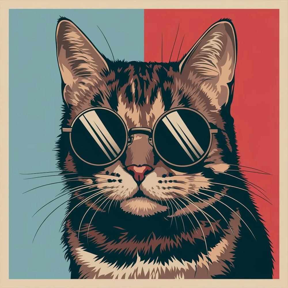 Cat With Sunglasses