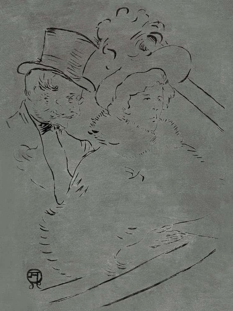 At The Concert (1896), 1, Henri de Toulouse-Lautrec