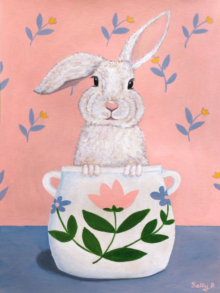 Rabbit In A Pot