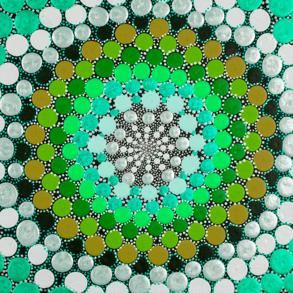 Warm Green Square