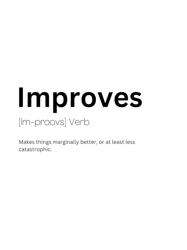 Improves Definition Meaning