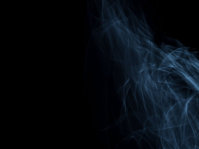 Glowing Abstract Curved Light Blue And White Lines