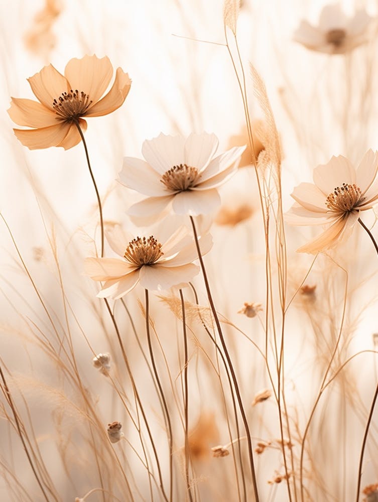 Boho Dried Flowers Cosmos 5