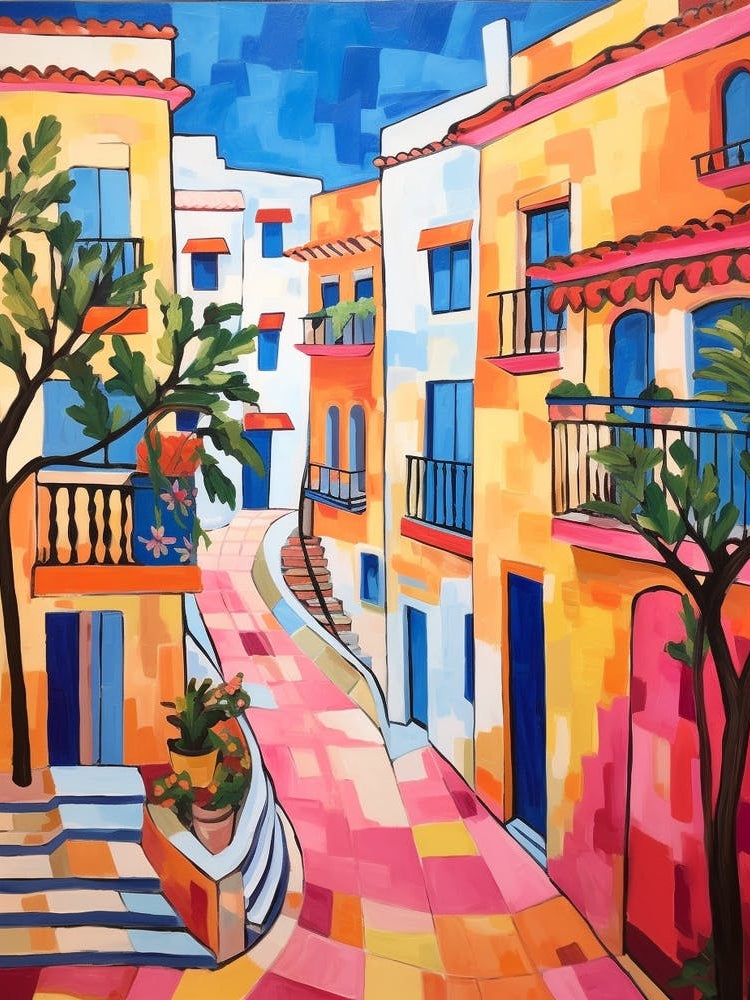 Alicante Spain 3 Fauvist Painting