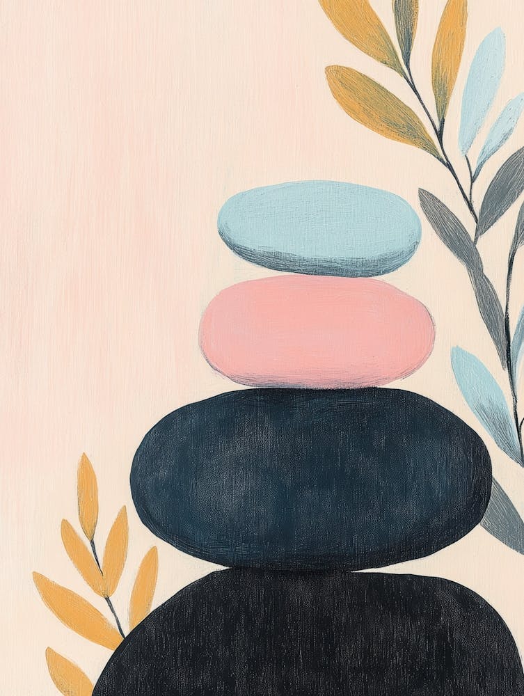 Stacked Stones Canvas Print 2