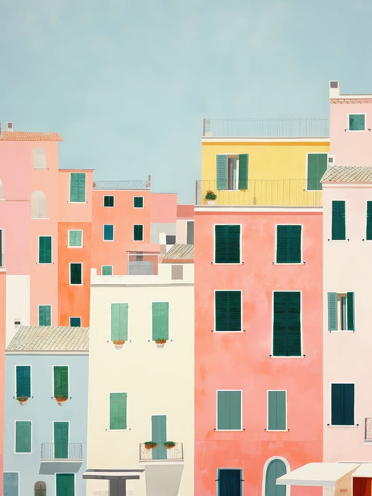 Portofino, Italy Colourful View 1