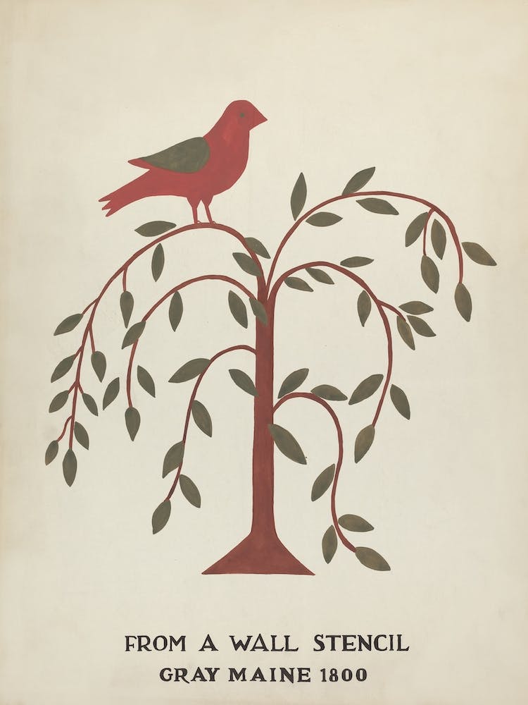 Design From Gray, Maine 1800, Mildred E Bent