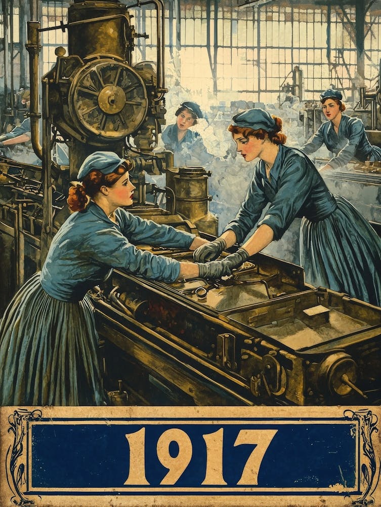 Aihrgdesign A Vintage Industrial Poster Showing Women Working 7331f995 9bd7 41e6 A605 Cfd038d60632 1