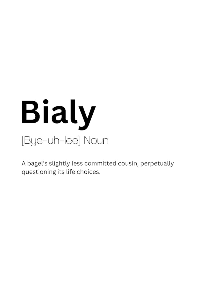 Définition et Signification de "Bialy"