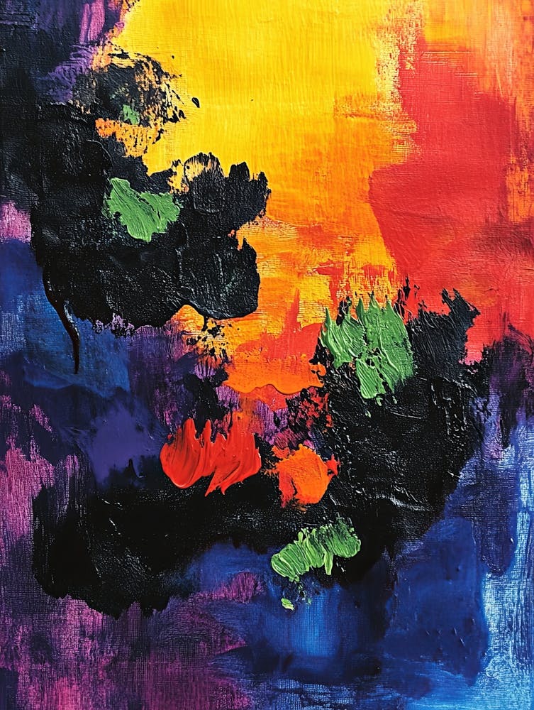 Art Background, Acrylic Painting 1