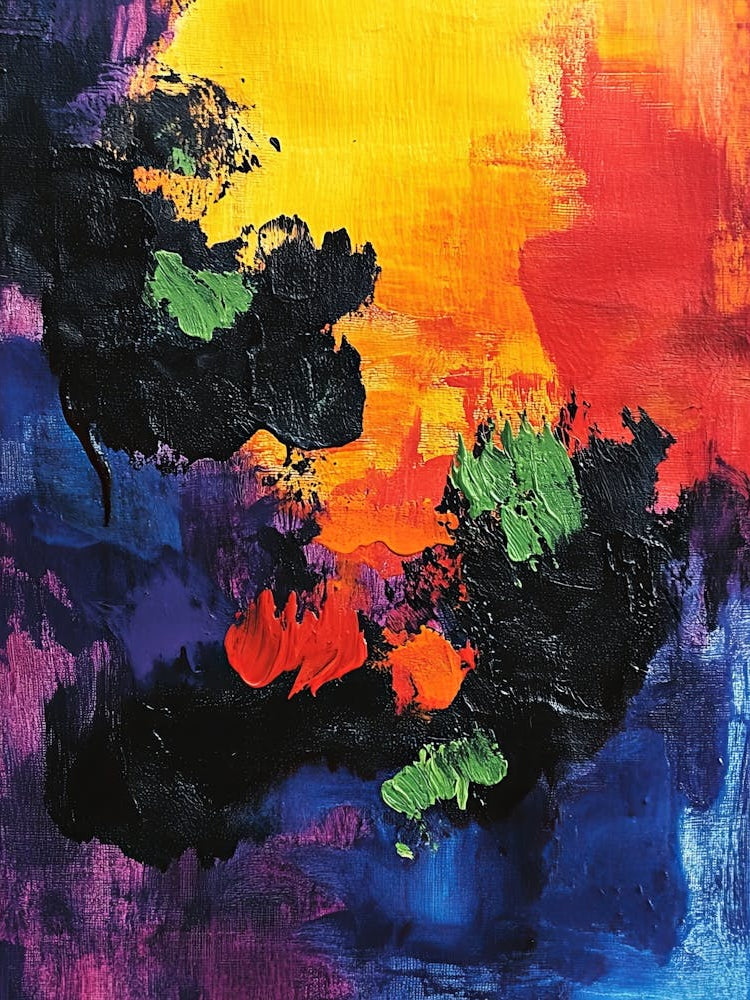 Art Background, Acrylic Painting 1