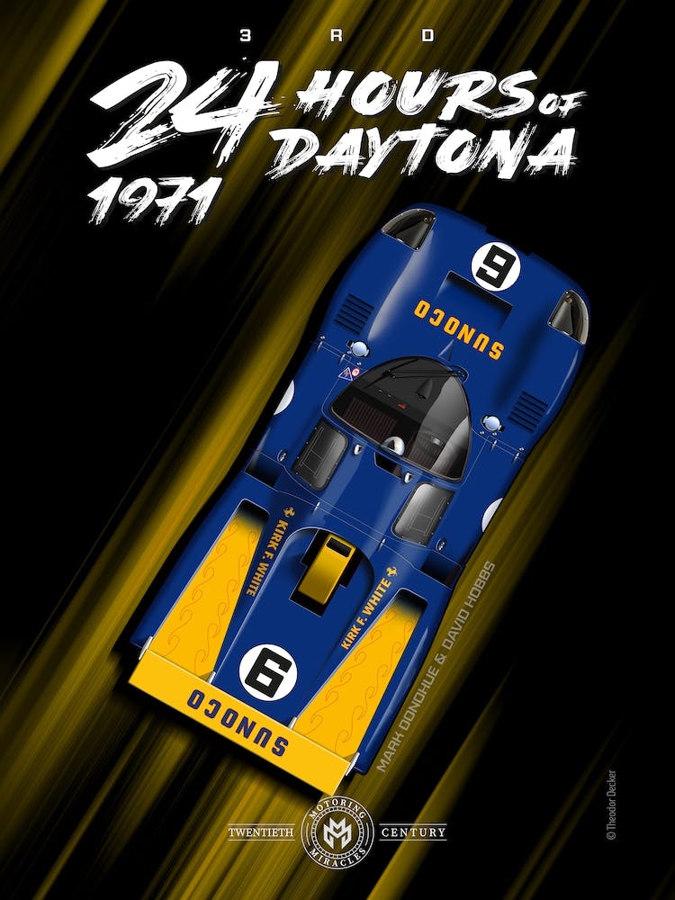 24h Of Daytona 1971, 512M, Donohue, Hobbs