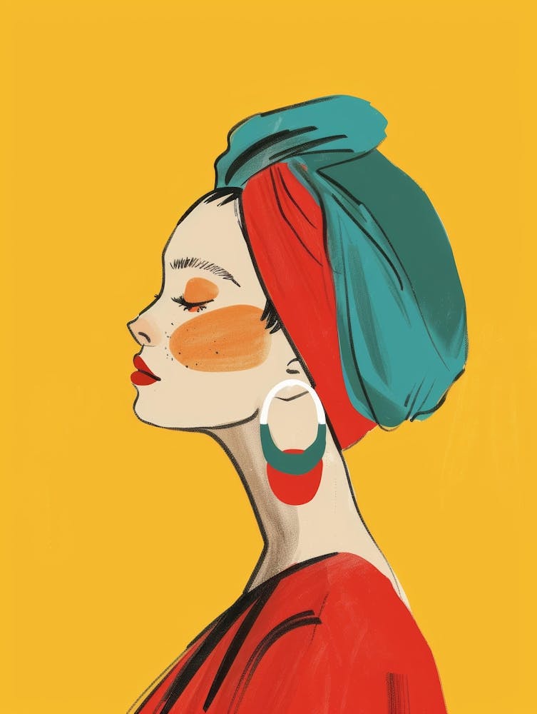 Woman With A Turban 1