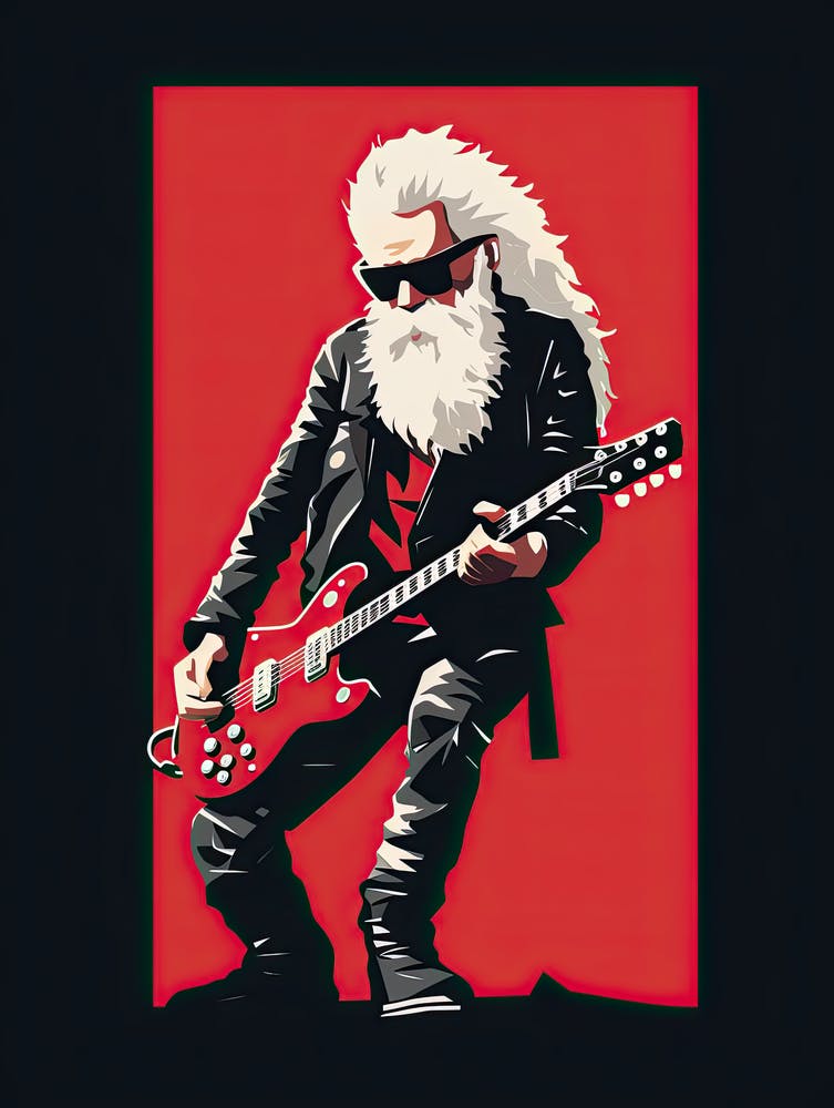 Rock Santa Claus