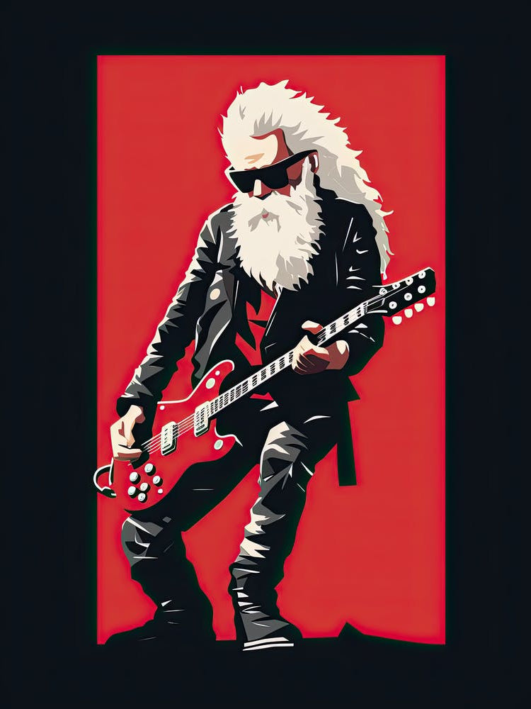 Rock Santa Claus