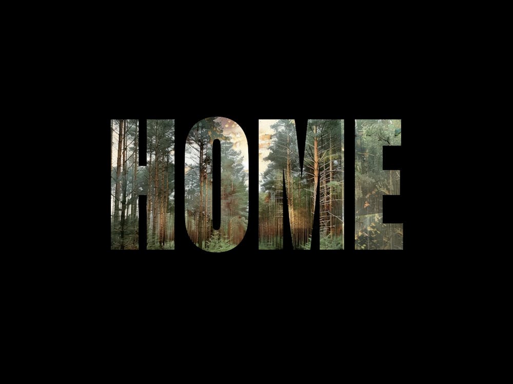 Home Poster Forest Collage 3