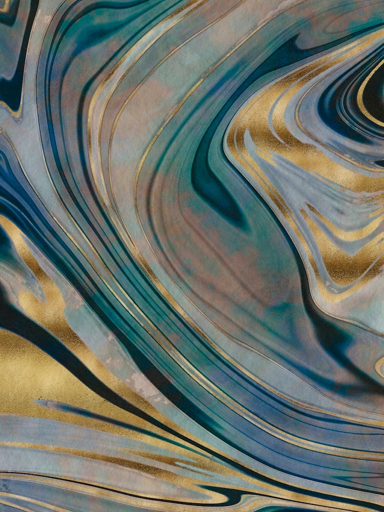 Gemstone Glamour Blue Green