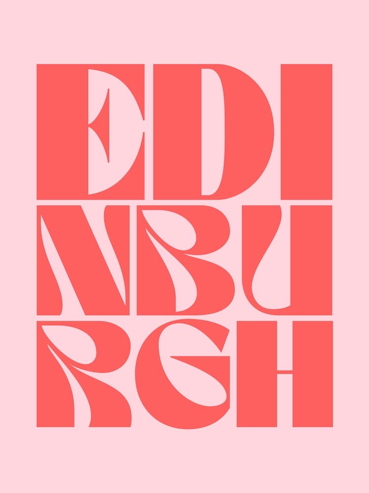 Pink And Red Edinburgh