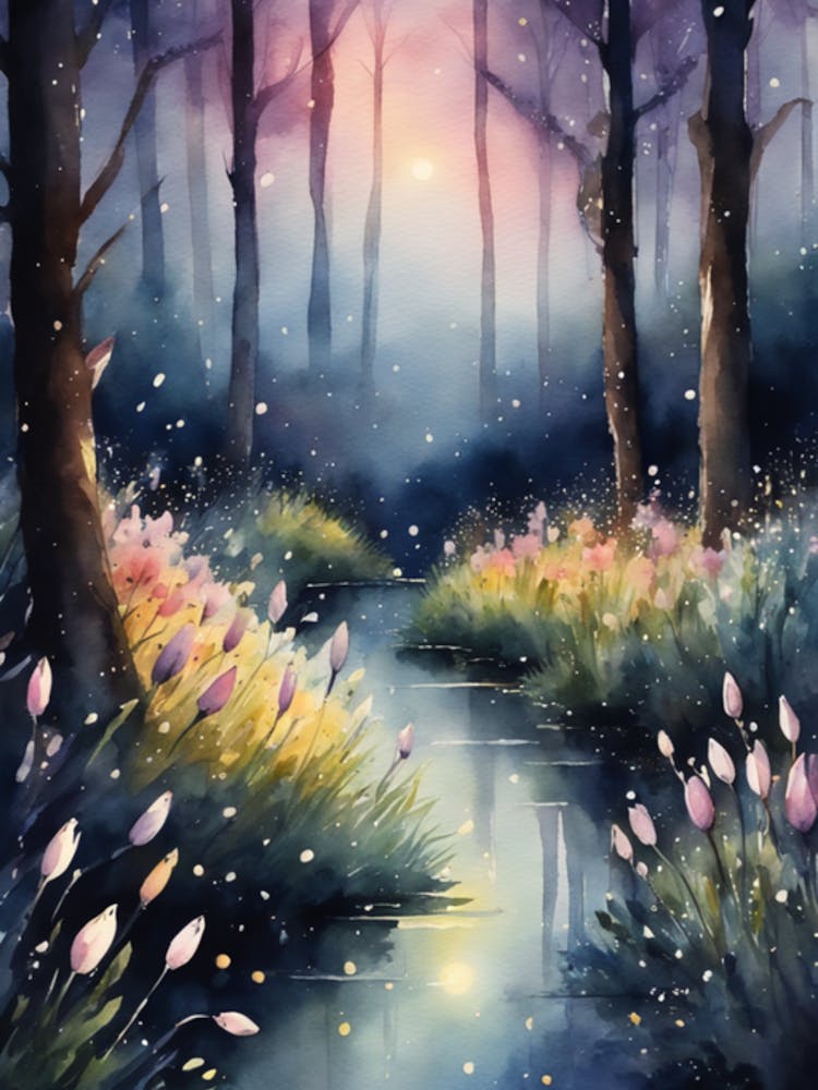 Tulpen im Wald
