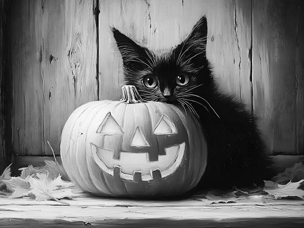 Black And White Cat 3