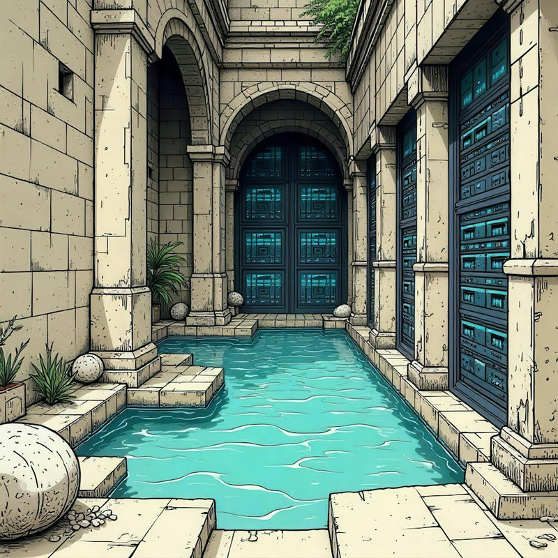 Courtyard - Fantasy Stock Videos & Royalty-Free Footage