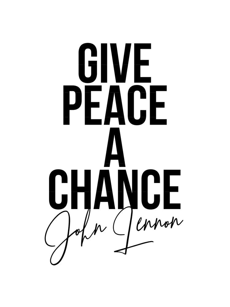 Give Peace A Chance