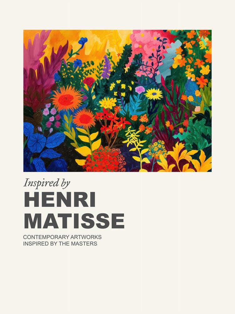 Museums-Poster inspiriert von Henri Matisse 11